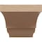 Ekena Millwork 7"W x 14"D x 7"H Wide Asheboro Rough Cedar Woodgrain TimberThane Corbel, Primed Tan CORUR07X14X07ASHRCPR - alternate 6